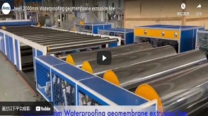 Jwell 2000mm imperméable Geomembrane Extrusion Line